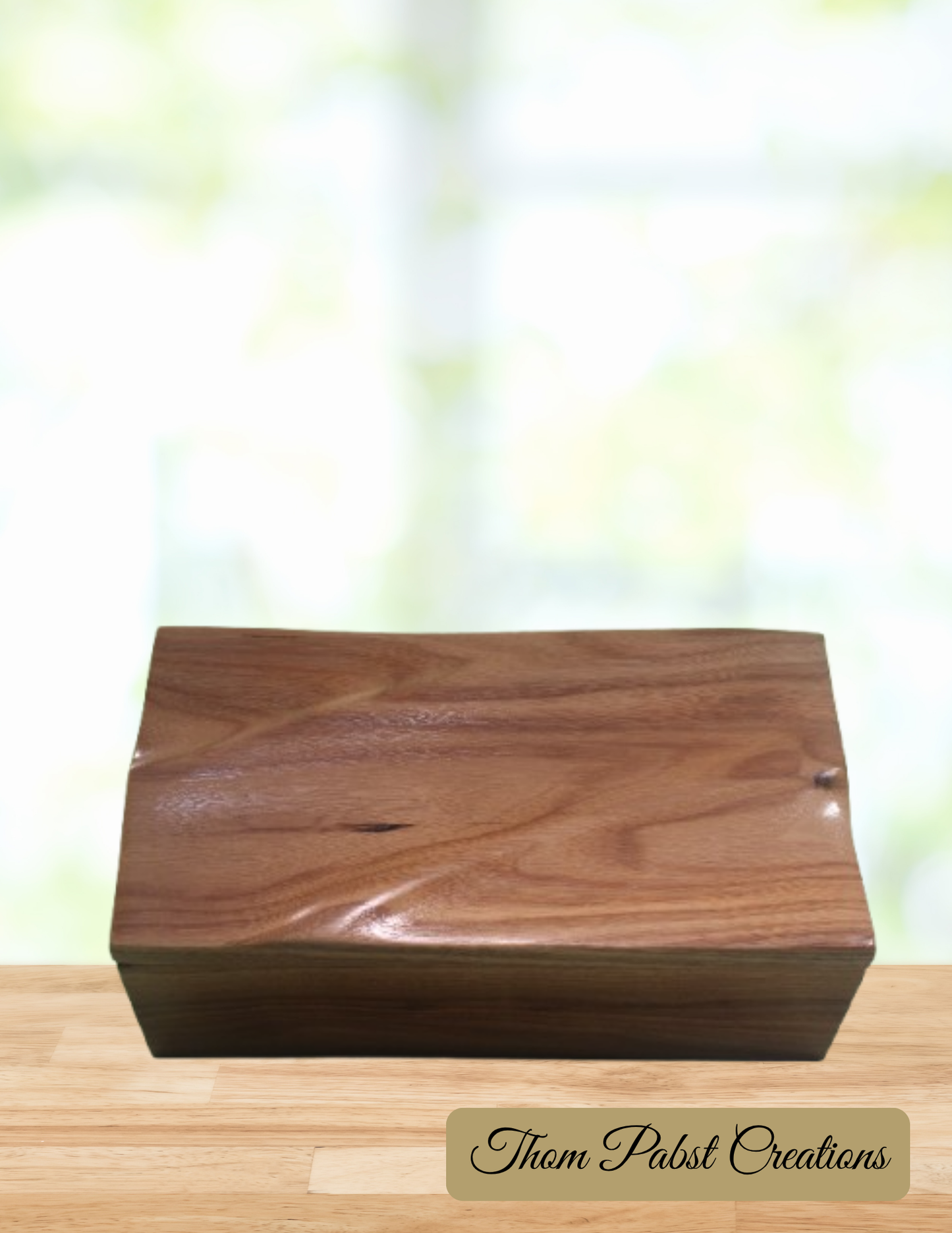 Pet Cremation Box (Canary Wood)