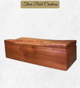 Pet Cremation Box (Rustic Cherry)