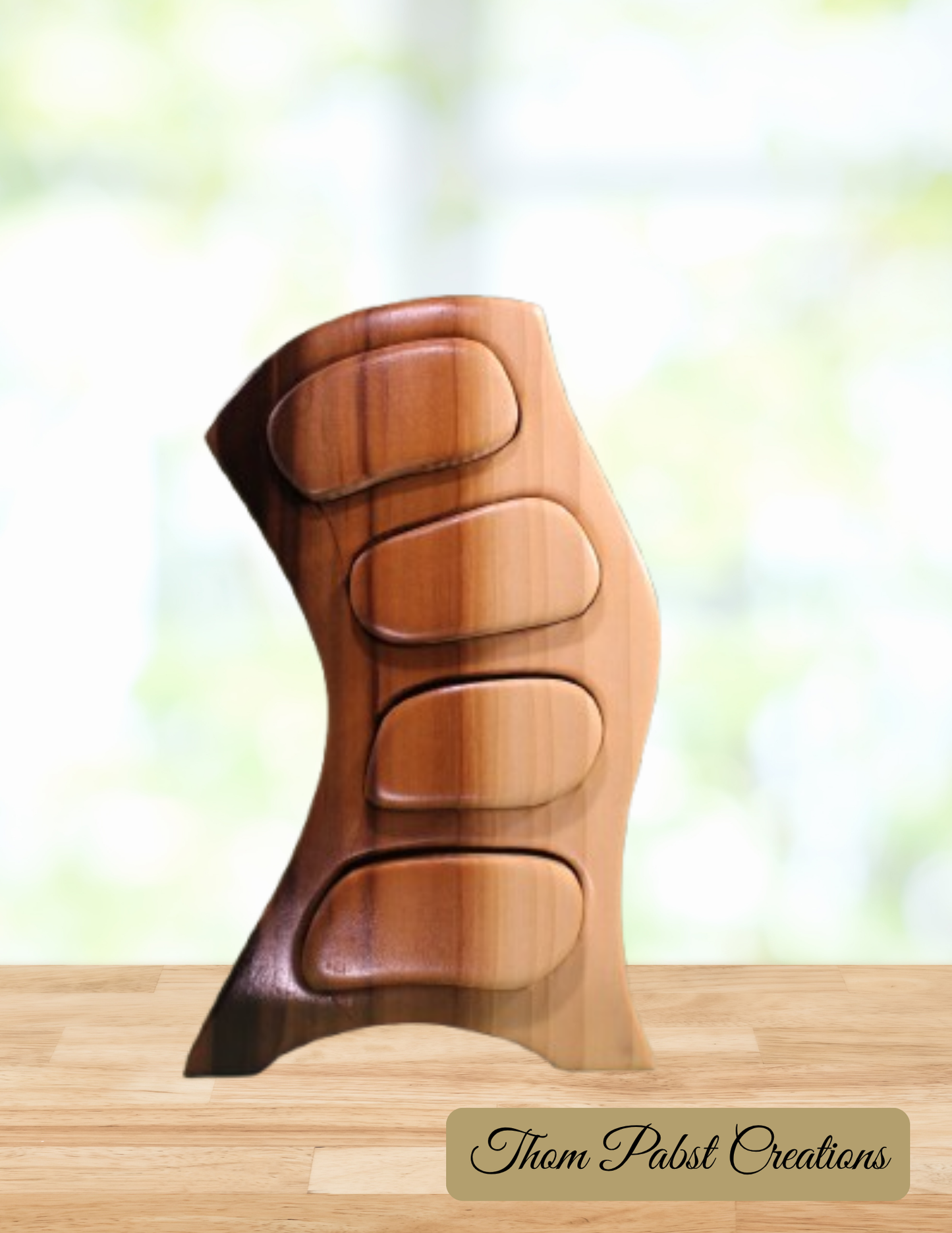 Suessian Jewelry Box (4 Drawer, left leaning)