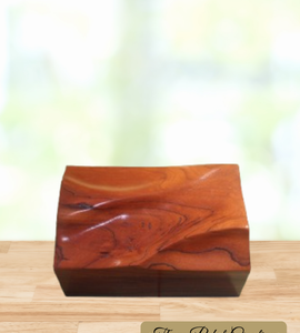 Pet Cremation Box (Rustic Cherry)