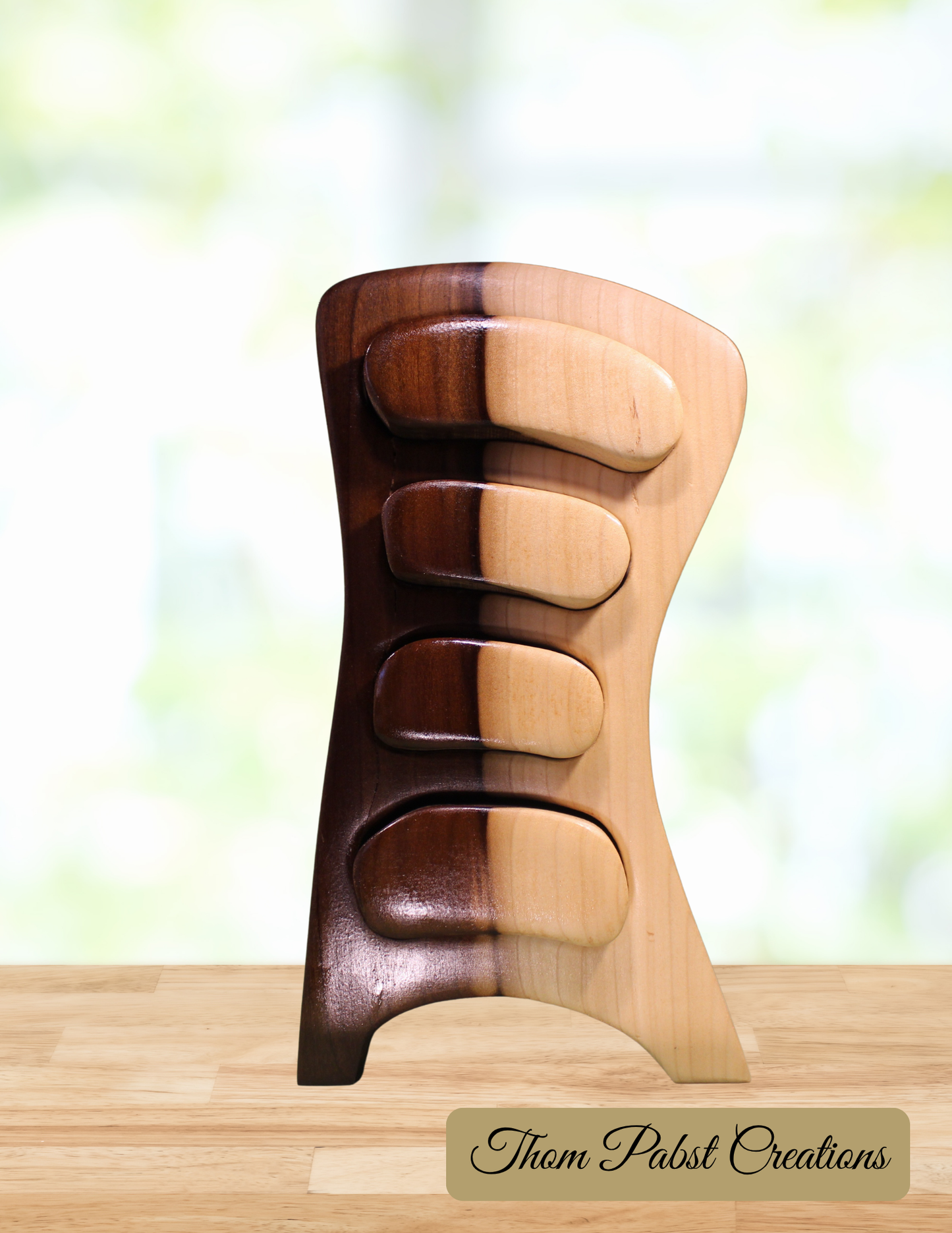 Suessian Jewelry Box (4 Drawer, right leaning)