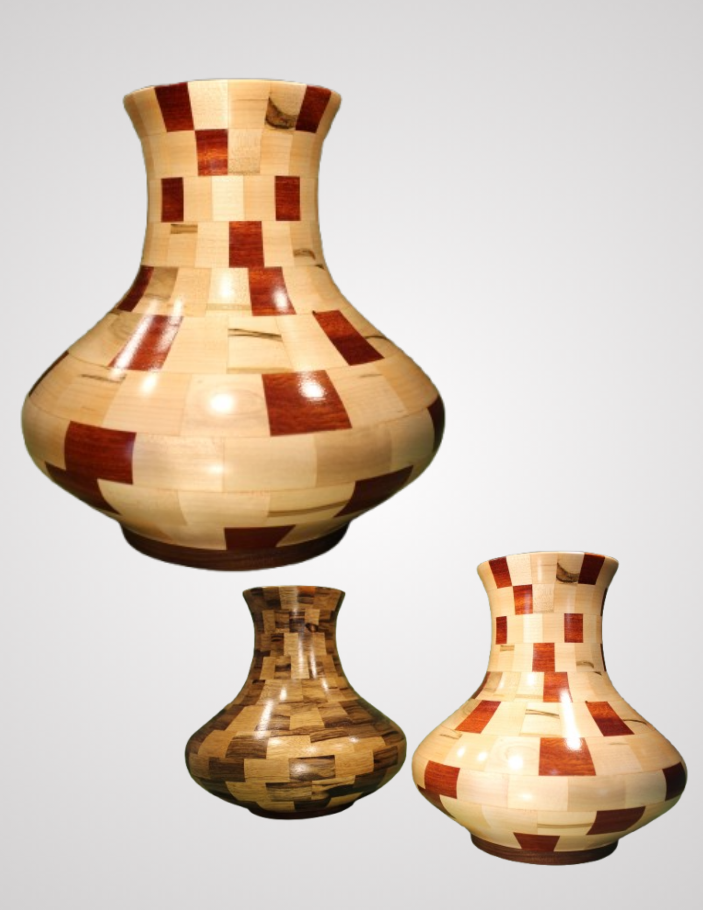 Closed Segment Vase (Ambrosia and Bloodwood)