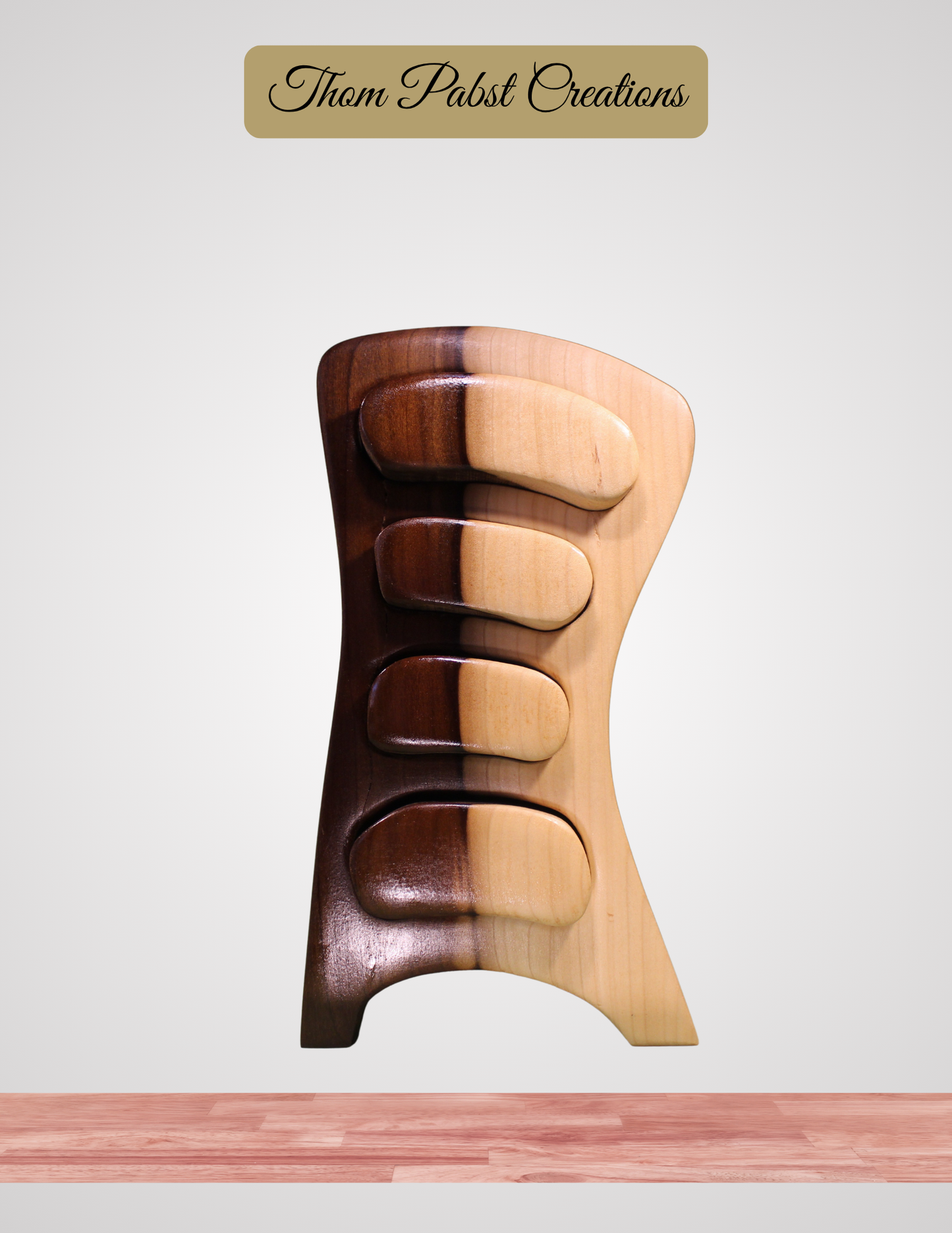 Suessian Jewelry Box (4 Drawer, right leaning)