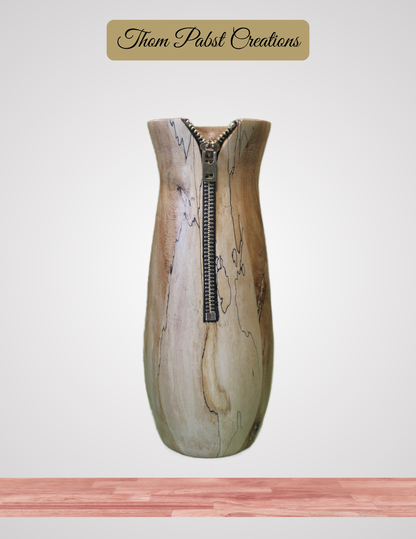 Zipper Vase (Spalted Maple)
