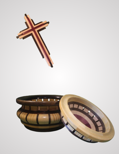 Pet Cremation Box (Rustic Cherry)