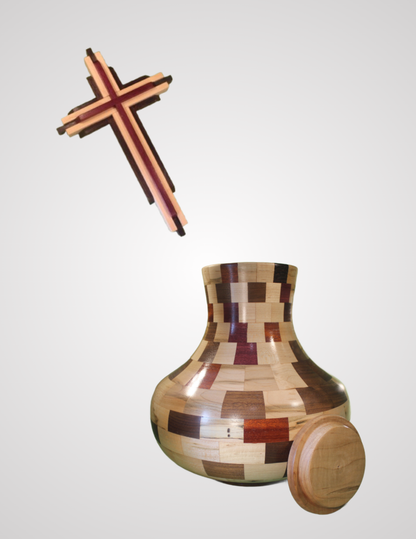 Pet Cremation Box (Canary Wood)